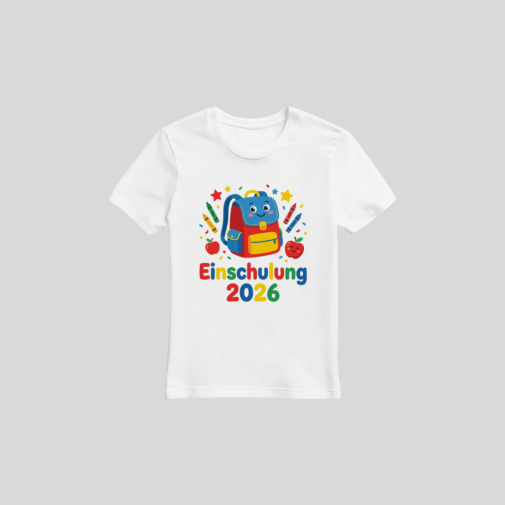Einschulung Shirt personalisiert – mit Name & Datum