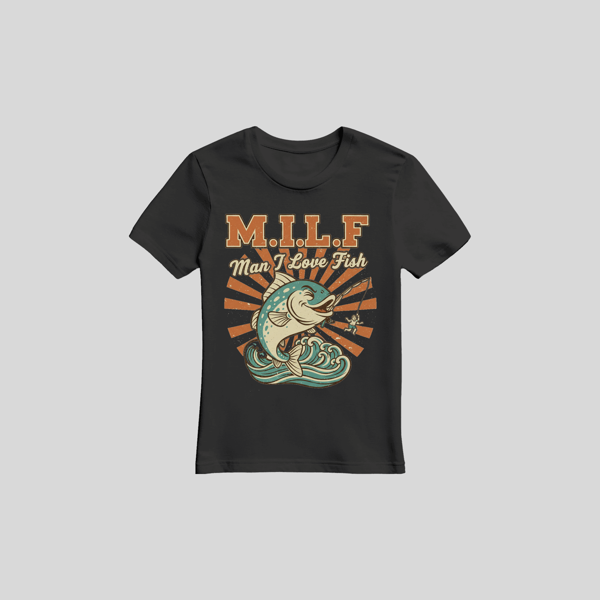 M.I.L.F. – Man I Love Fish T-Shirt