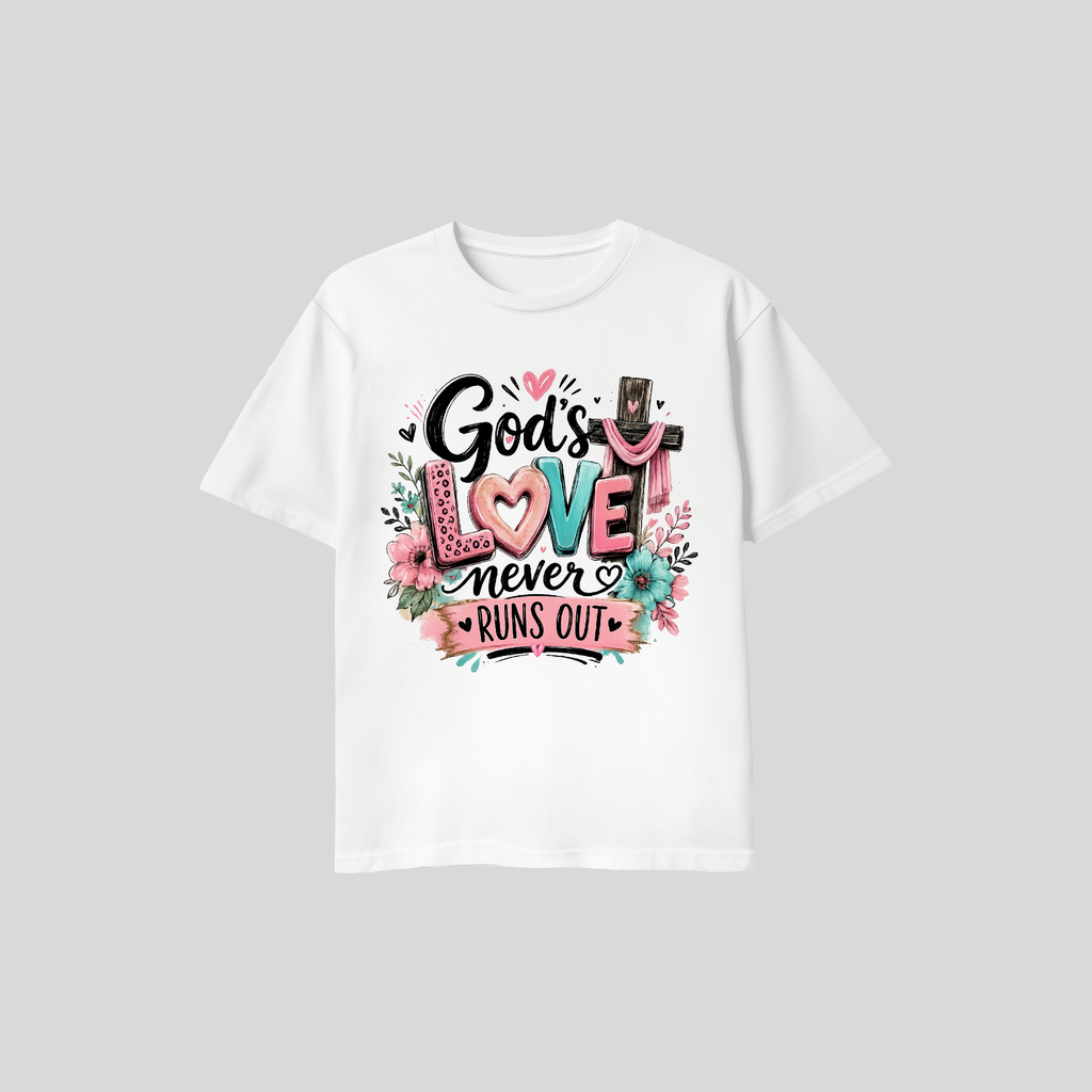 Gods Love – Inspirierendes Motto T-Shirt