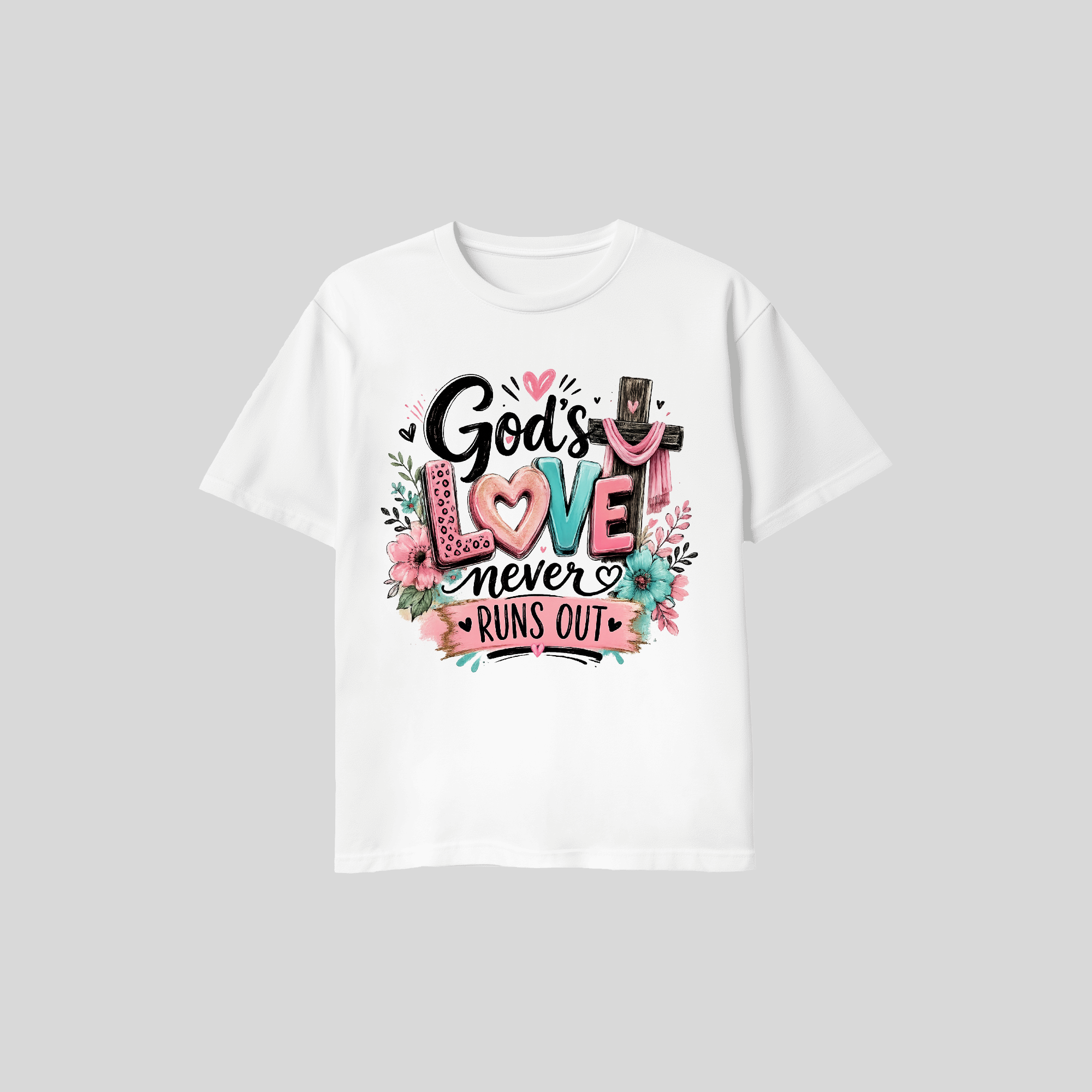 Gods Love – Inspirierendes Motto T-Shirt