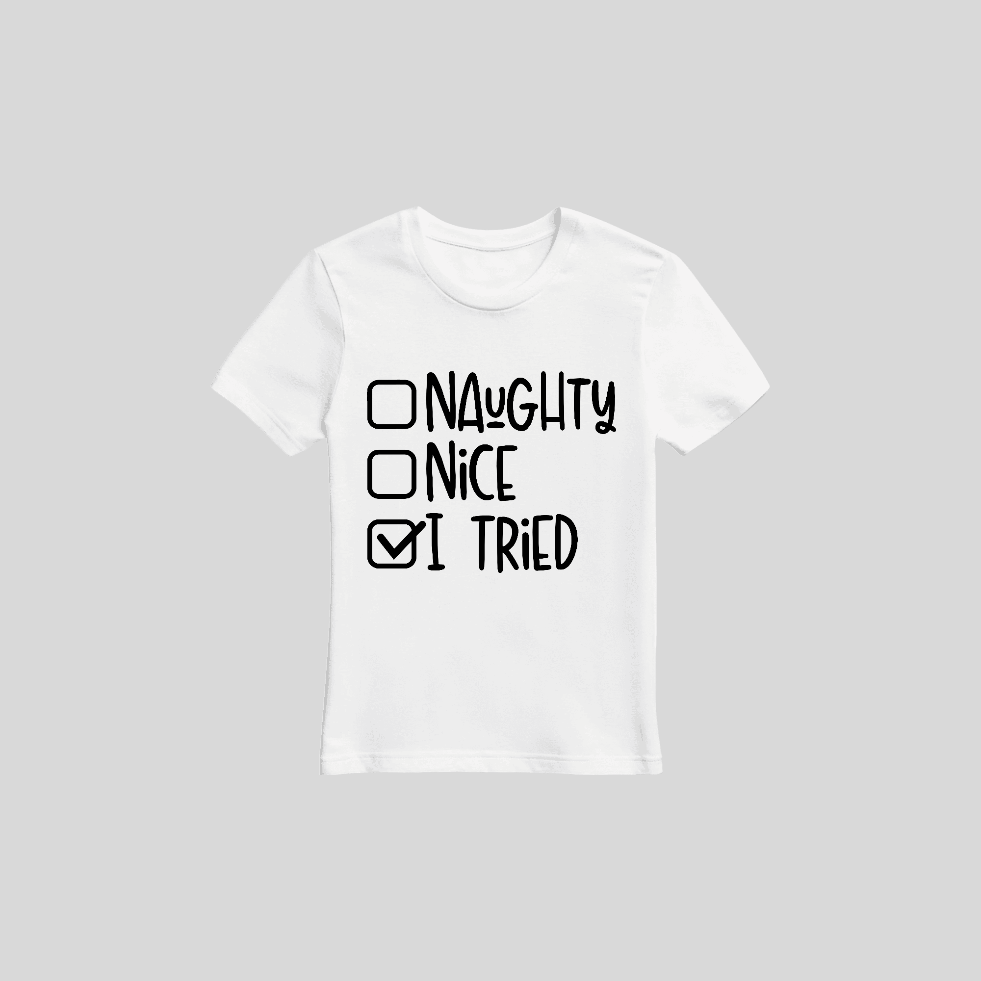 Statement T-Shirt „I Tried“ – Lustiges Unisex Shirt