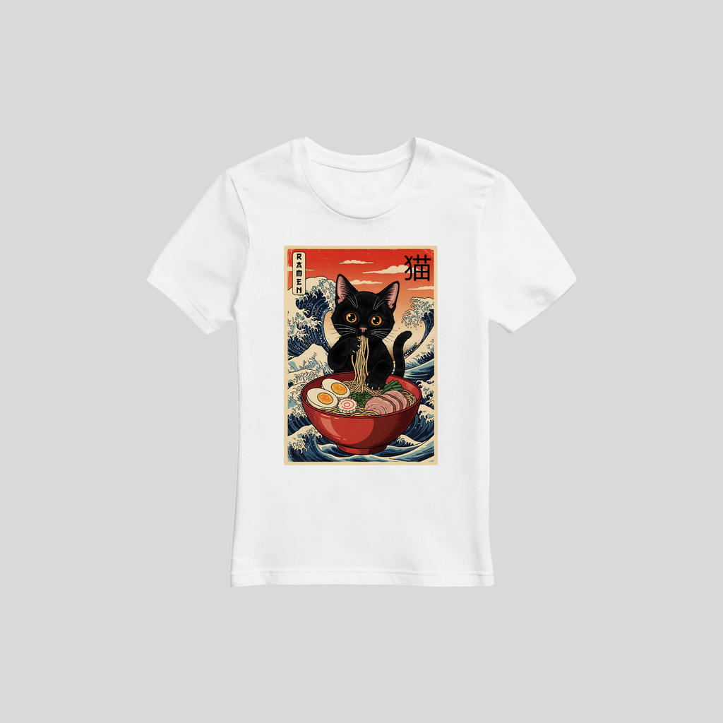 Ramen Katze Anime T-Shirt –  Unisex