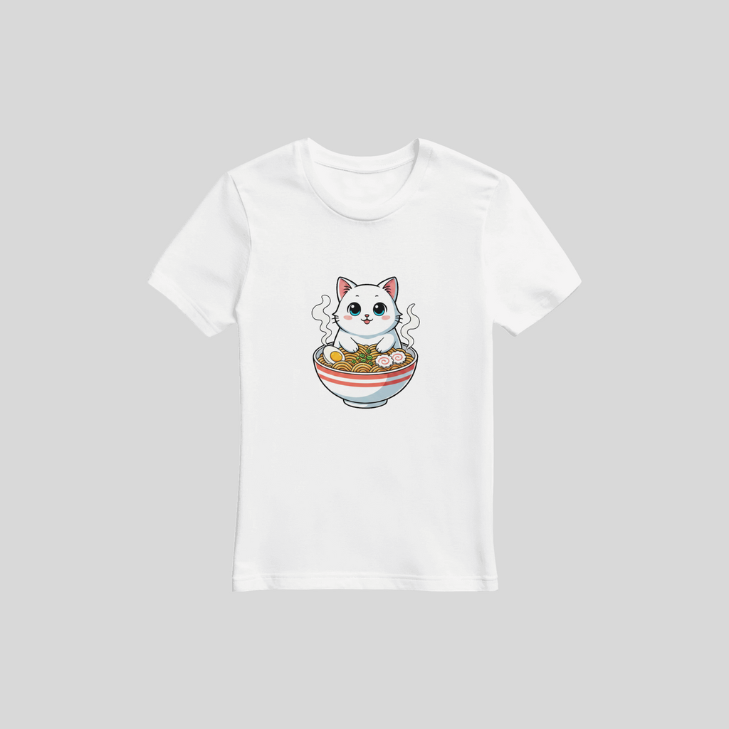 Ramen Katze Anime T-Shirt – Unisex