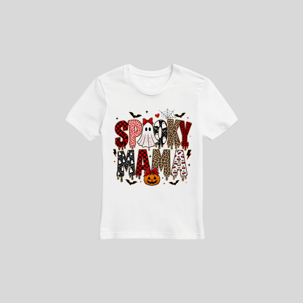 Spooky Mama Halloween T-Shirt – Personalisierbar