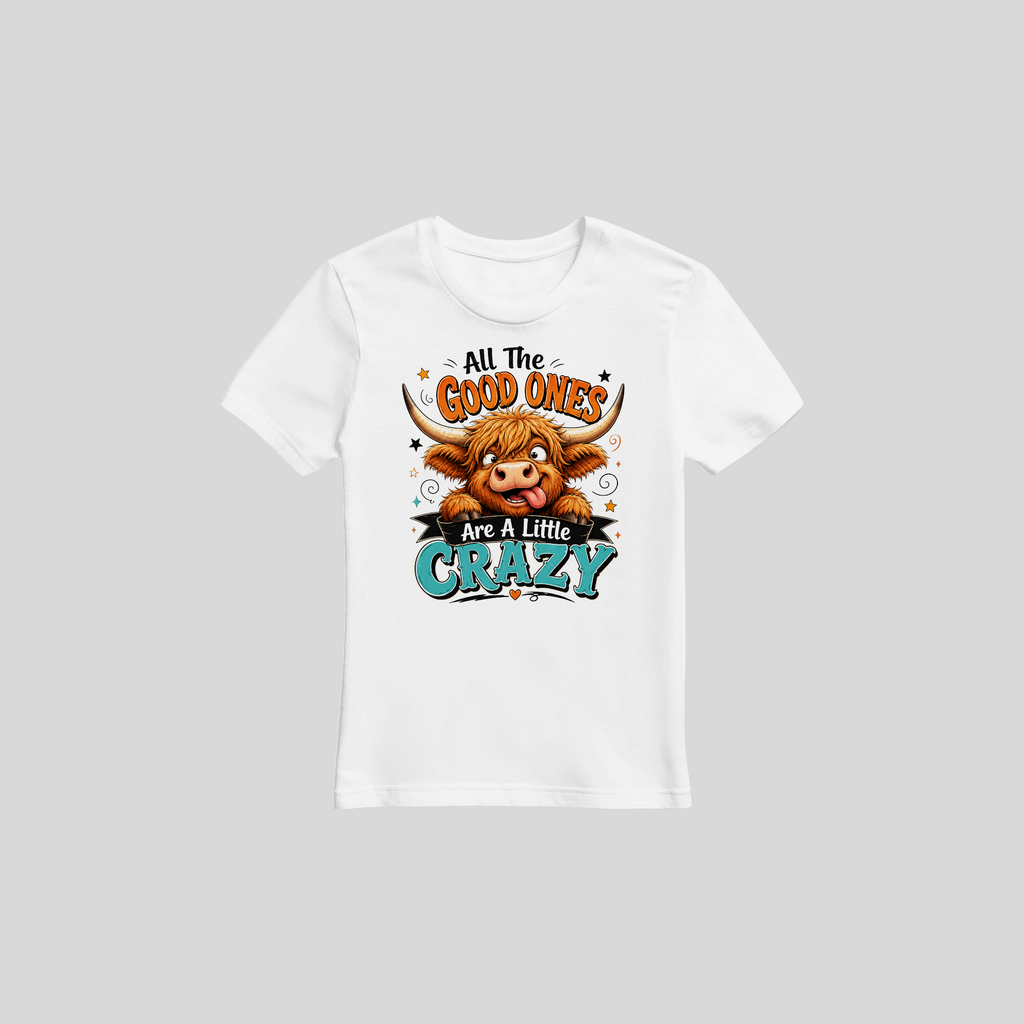 Statement T-Shirt „Crazy“ – Sei du selbst, sei crazy