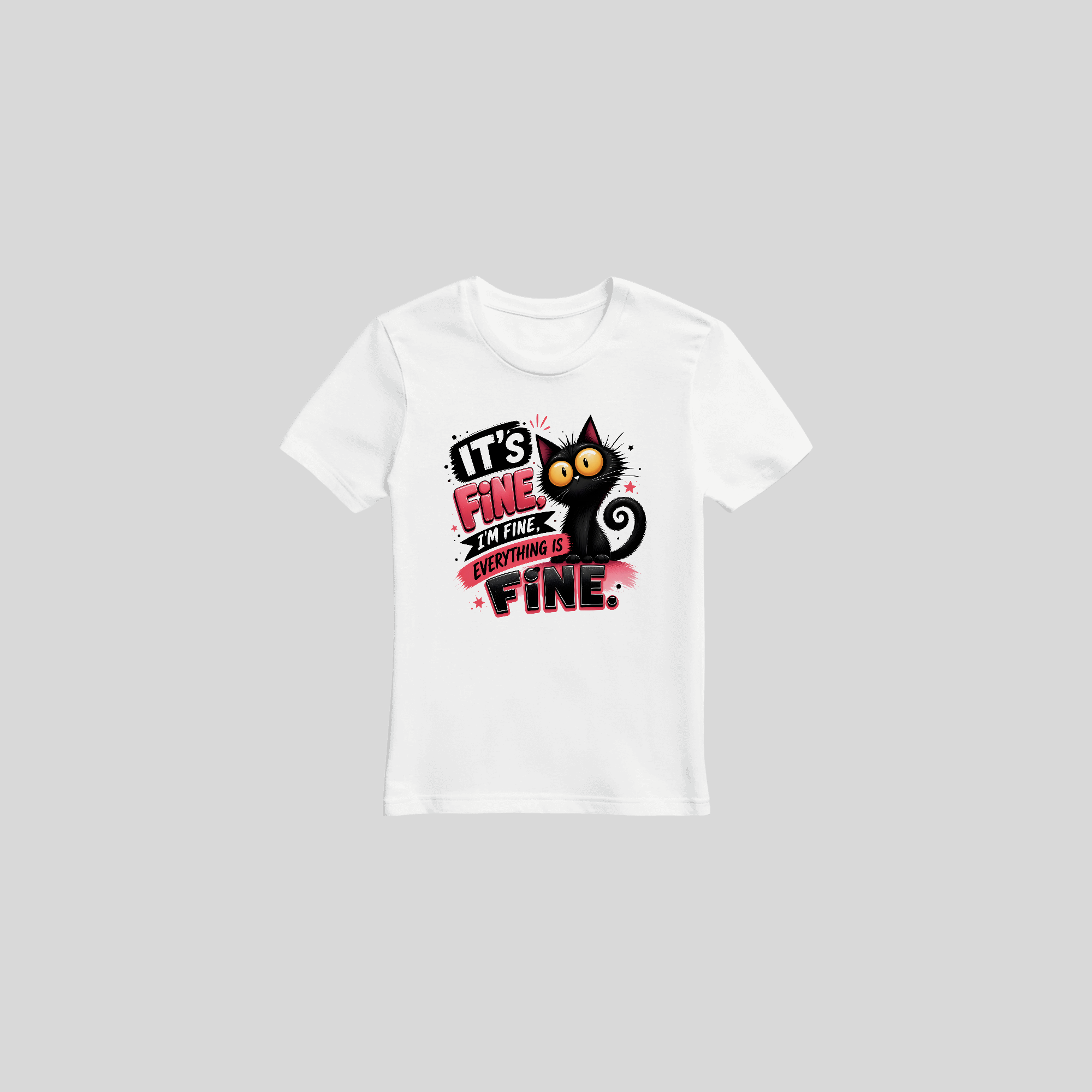 Motto T-Shirt Mir geht´s gut – Lustiges Spruch-Shirt
