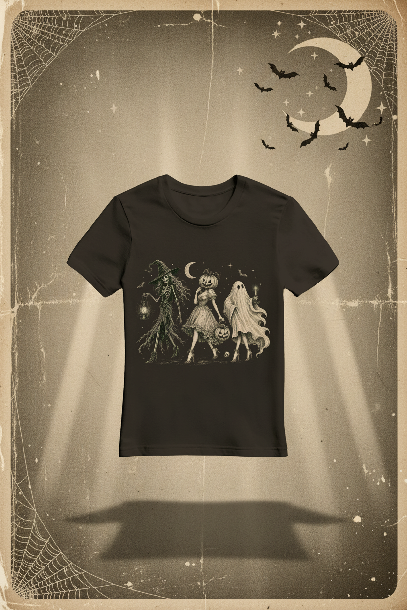 Halloween Vintage Trio – Retro Poster