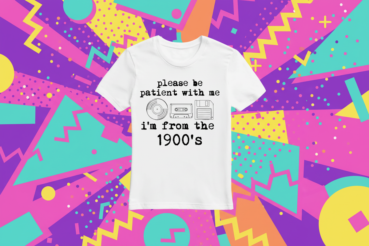 I'm from the 1900's – 90s Style Banner