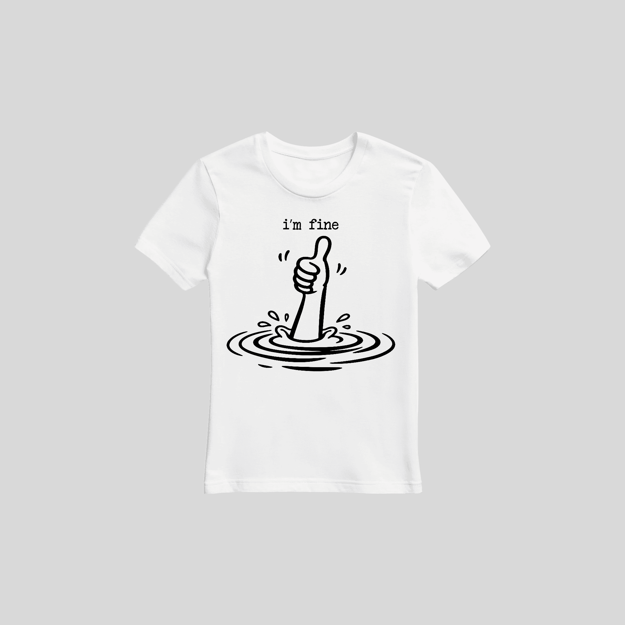 Mir geht´s gut! – Lustiges Motto T-Shirt