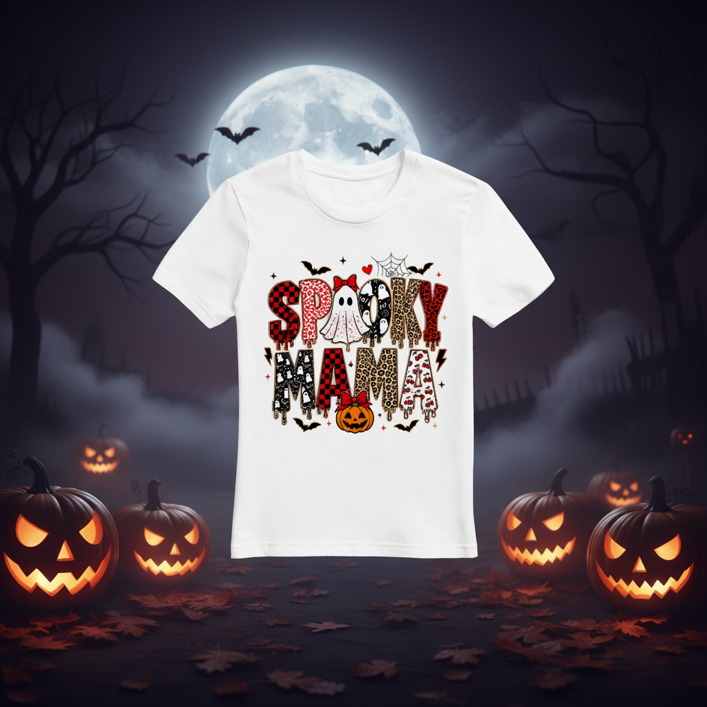 Spooky Mama Halloween Hintergrund