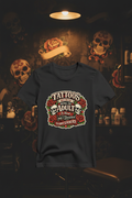 Tattoos Motto T-Shirt mit Hintergrund